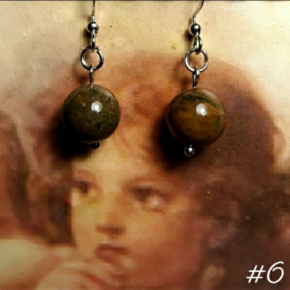 Natural Stone Earrings